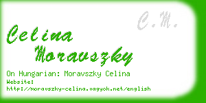 celina moravszky business card